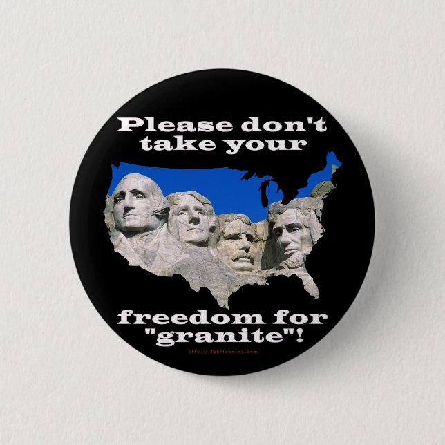 Precious Freedom Pinback Button (Front)