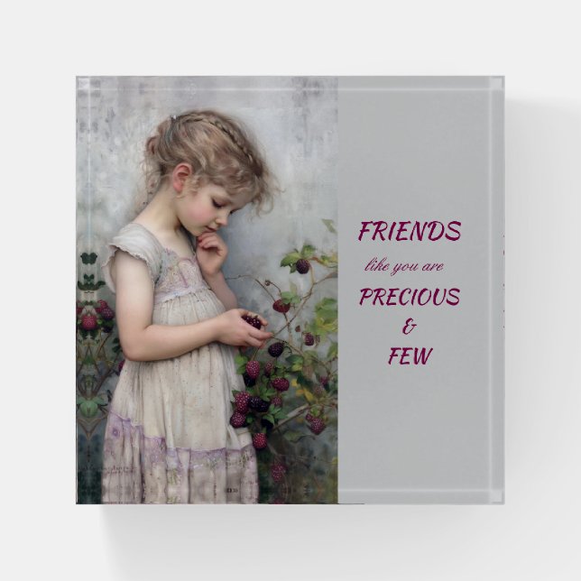 PRECIOUS FRIENDS PAPERWEIGHT (Front)