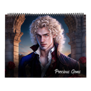 Precious Gems Birthstone Gothic Art Calendar