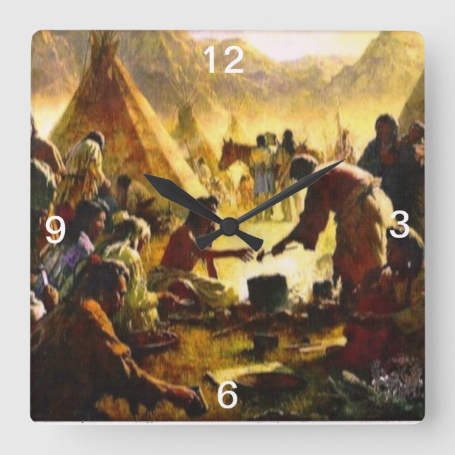 PRECIOUS GIFTS COLLECTION SQUARE WALL CLOCK (Front)