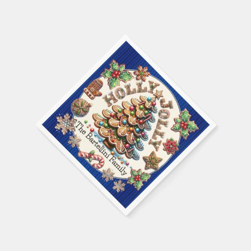 Precious Gingerbread Cookies Theme  Napkins