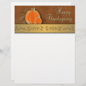 Precious Gold Thanksgiving Pumpkin Leaves (Front/Back)