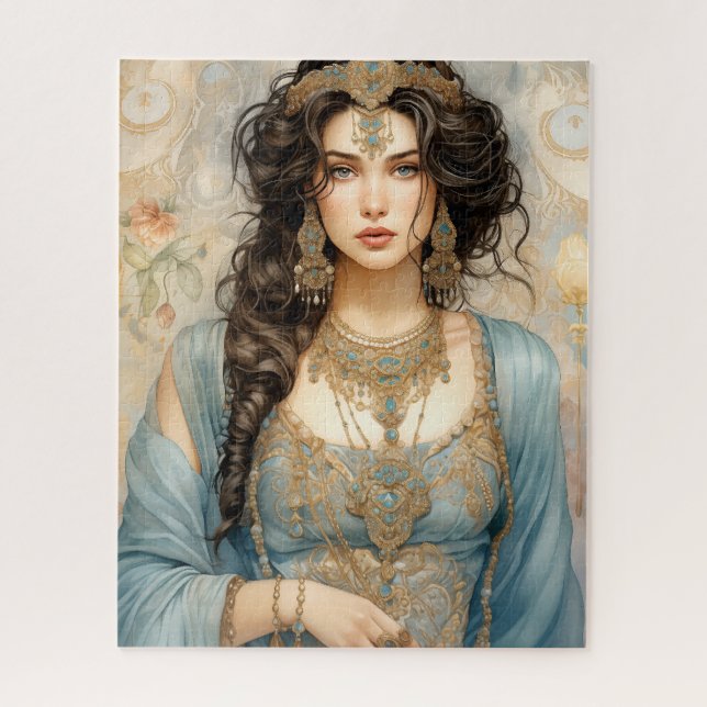 Precious Heirloom: Indian Jewelry Jigsaw Puzzle (Vertical)