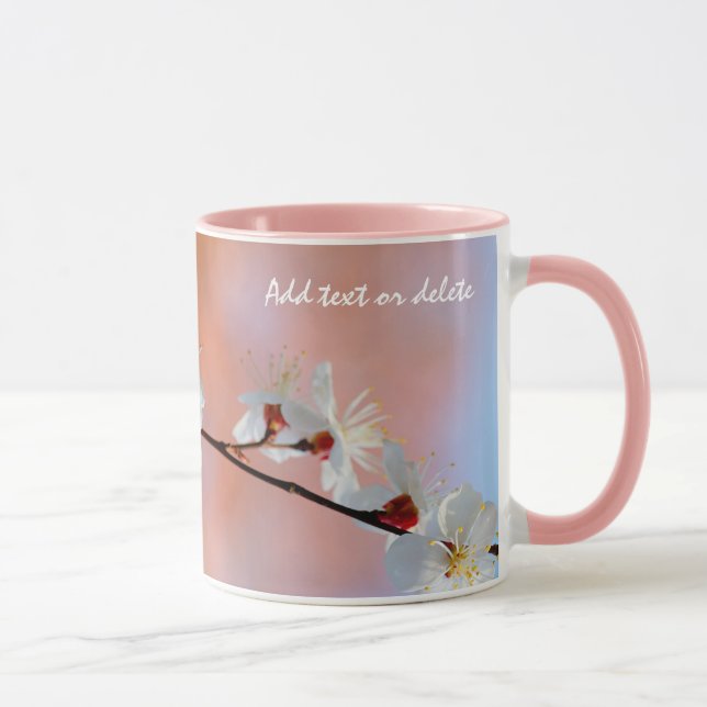 Precious Japanese Apricot Flowers Mug (Right)