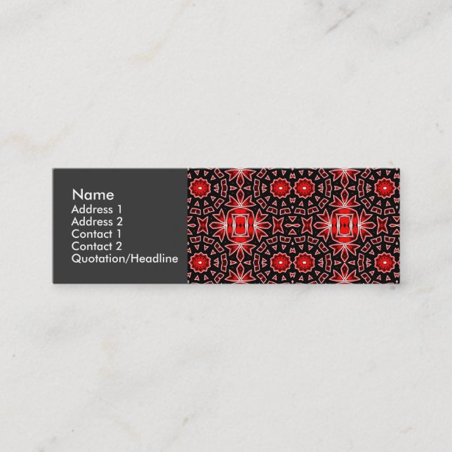 Precious Jewels Mini Business Card (Front)