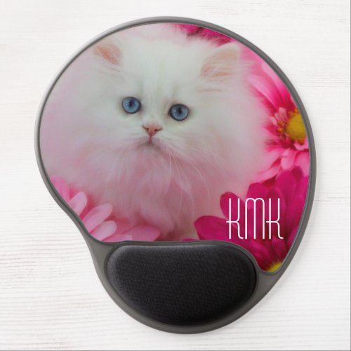 Precious Kittens White Cats Pets Gel Mouse Pad