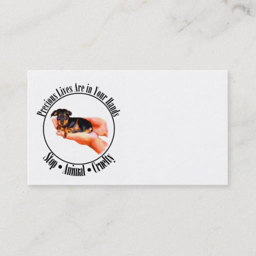 Customizable Precious Lives Business Cards