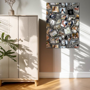 Precious Memories 30 Photo Collage Black ID1065 Print