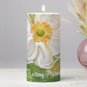 Precious moment - Anemone flower power Pillar Candle