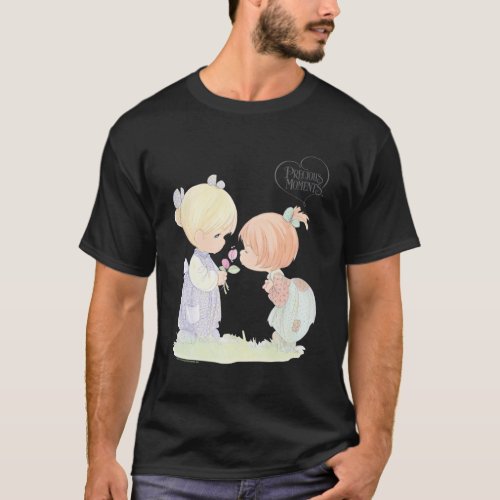 Precious Moments Easter Spring Time Flower Duo T_Shirt