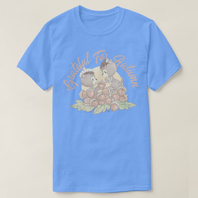 Precious Moments Grateful For Autumn Chipmunks  T-Shirt (Design Front)