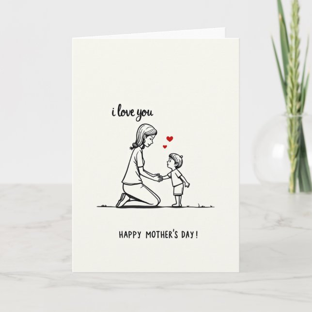 Precious Mothers Day Family Card (Front)