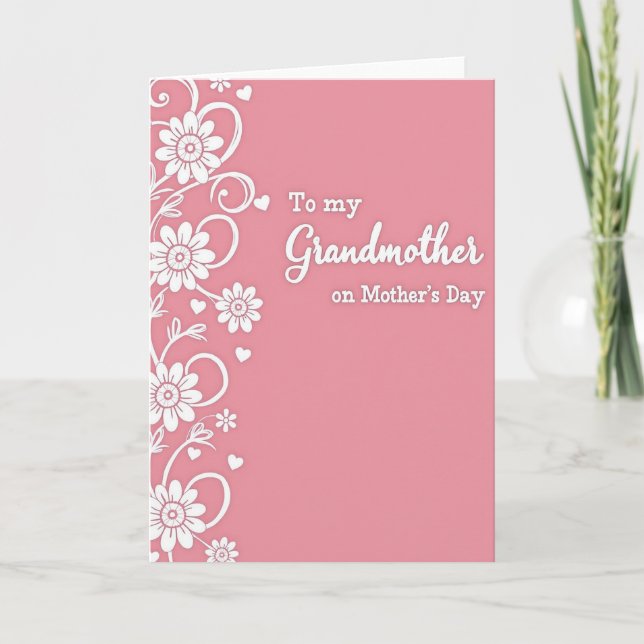 Precious Mothers Day Grandmother Card (Front)