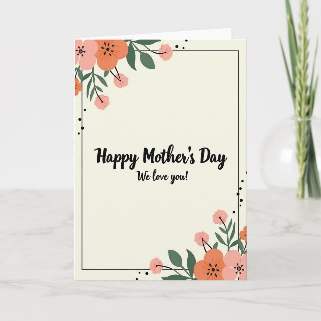Precious Mothers Day Scene Card (Front)