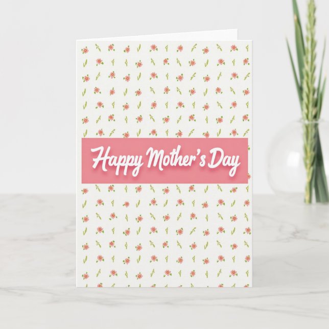Precious Mothers Day Style Card (Front)