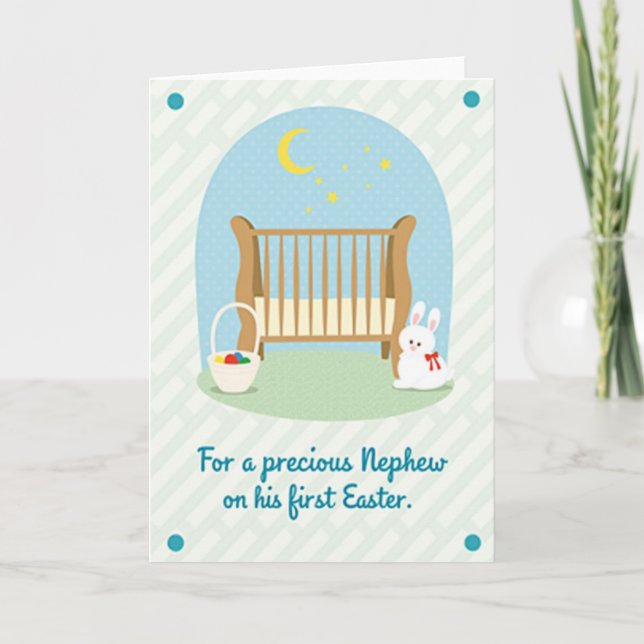 Precious Nephew Easter Time Card (Front)