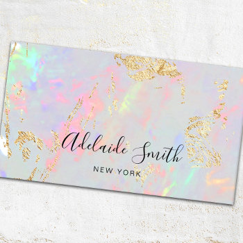 Precious Opal Stone  Business Card by holyart at Zazzle