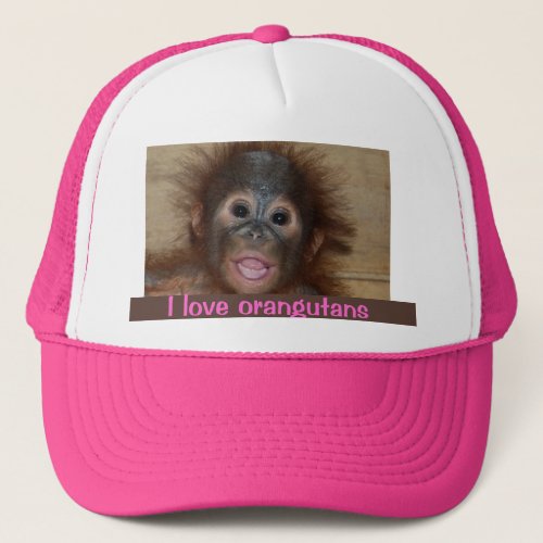 Precious Orangutan Trucker Hat