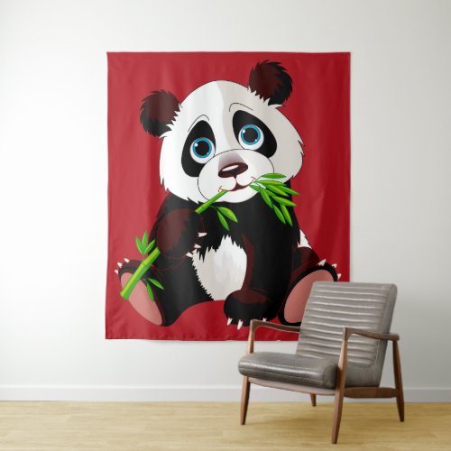 Precious Panda Tapestry