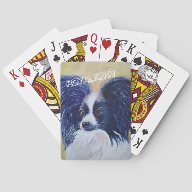 PRECIOUS PAPILLON POKER CARDS (Back)