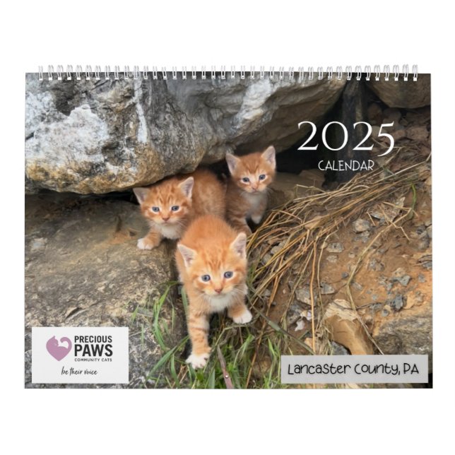 .Precious Paws 2025 Calendar. Calendar (Cover)