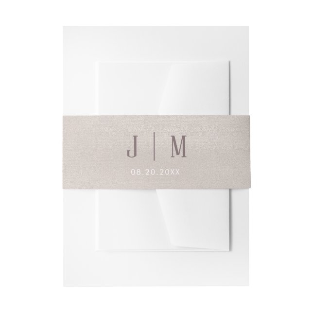 precious Pearl |  Wedding Belly Band (Front Example)