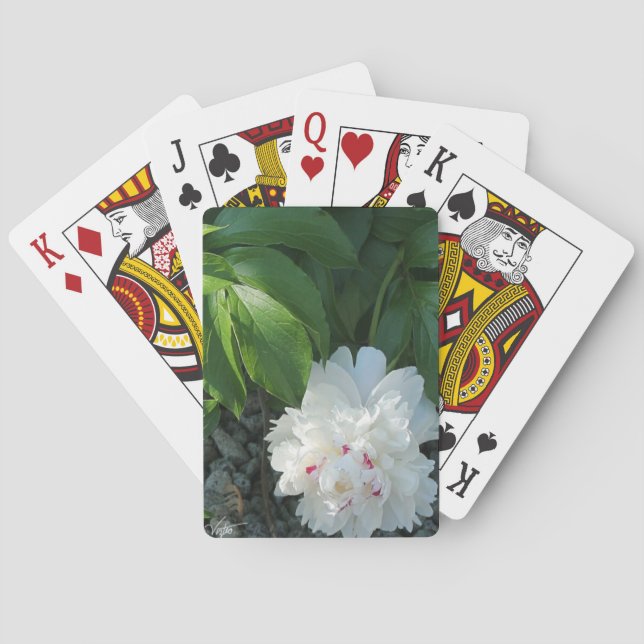 Precious Peony Playing Cards (Back)