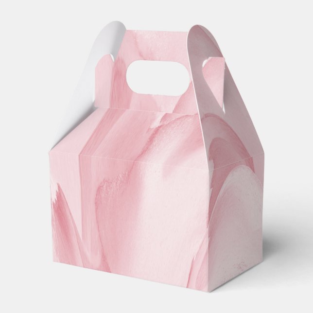 Precious Pink Favor Boxes (Front Side)