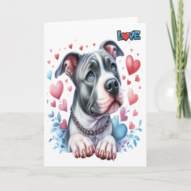 Precious Pittie Card (Front)