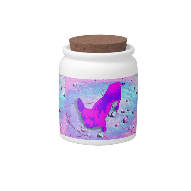 Precious Pup Candy Jar (Front)