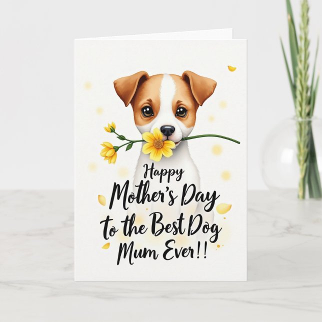 Precious Pup Mothers Day Card (Front)