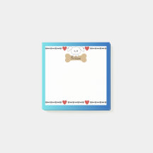 Precious Puppy Bone, Paw and Hearts Personalized