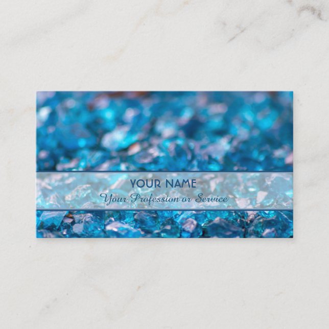 Precious saphire gems business card (Front)
