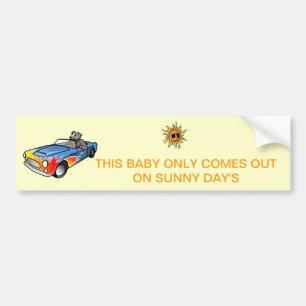 Precious sportscar,  bumper sticker