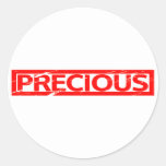 Precious Stamp Classic Round Sticker