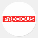 Precious Stamp Classic Round Sticker