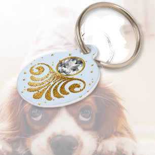 Precious Stone Pet ID Tag