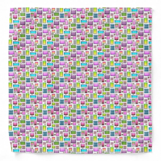 Precious stones and mother of pearl  bandana (Front)