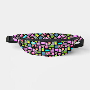 Precious stones and mother of pearl  fanny pack