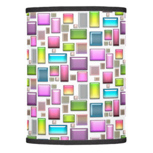 Precious stones and mother of pearl  lamp shade