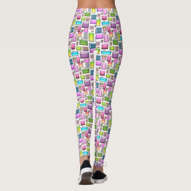 Precious stones and mother of pearl  leggings (Back)