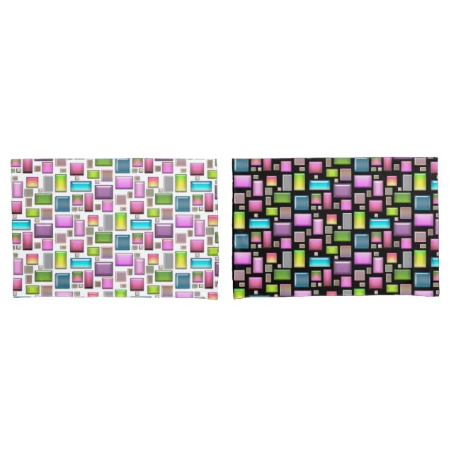 Precious stones and mother of pearl  pillow case (Front-Set)