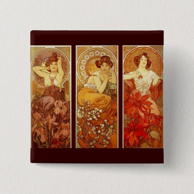 Precious Stones Pinback Button (Front)