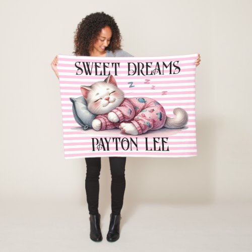 Precious Sweet Dreams  Fleece Blanket