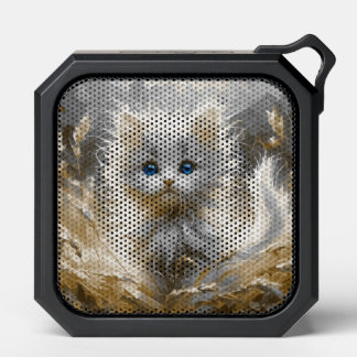 Precious White Kitten  Bluetooth Speaker