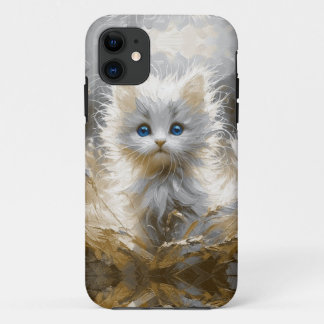 Precious White Kitten  iPhone 11 Case