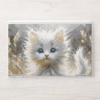 Precious White Kitten  HP Laptop Skin