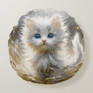 Precious White Kitten 