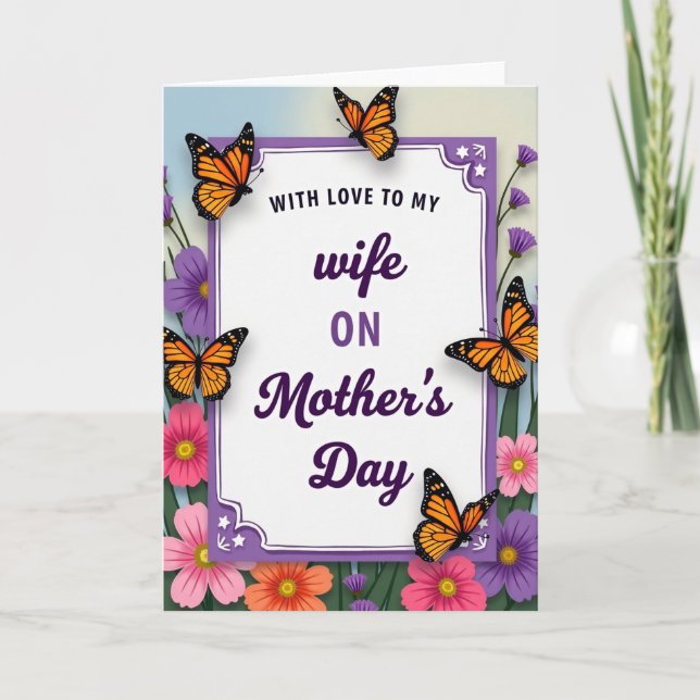 Precious Wife Mothers Card (Front)