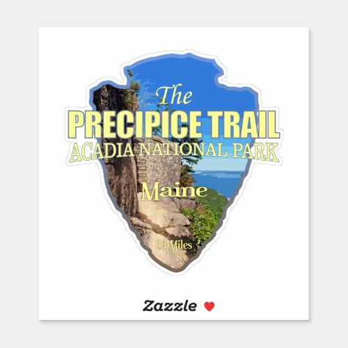 Precipice Trail arrowhead Sticker